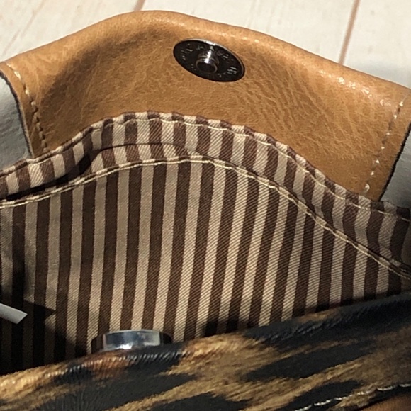 Western Style Mini Crossbody Purse Embroidery Turquoise Embellishments - Picture 7 of 15